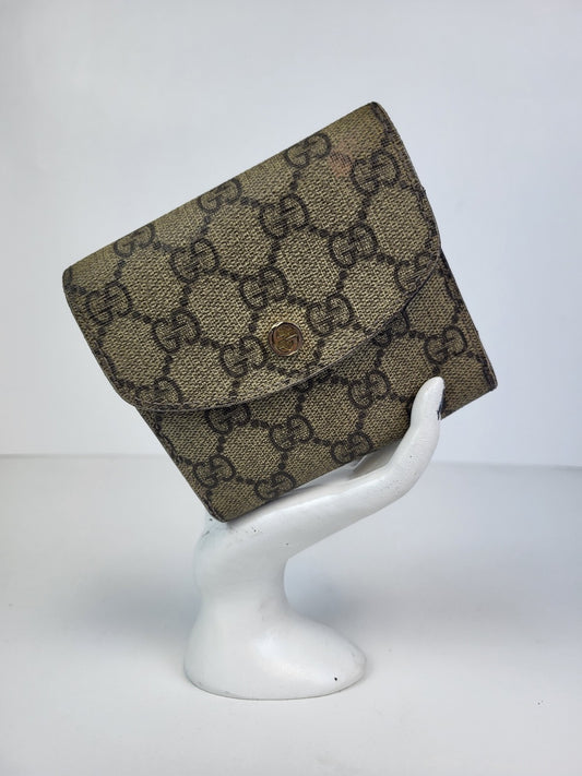 Gucci Monogram Canvas Wallet