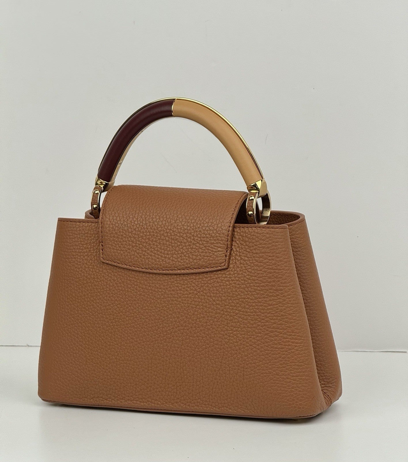 Louis Vuitton Capucines BB Brown Top Handle Bag