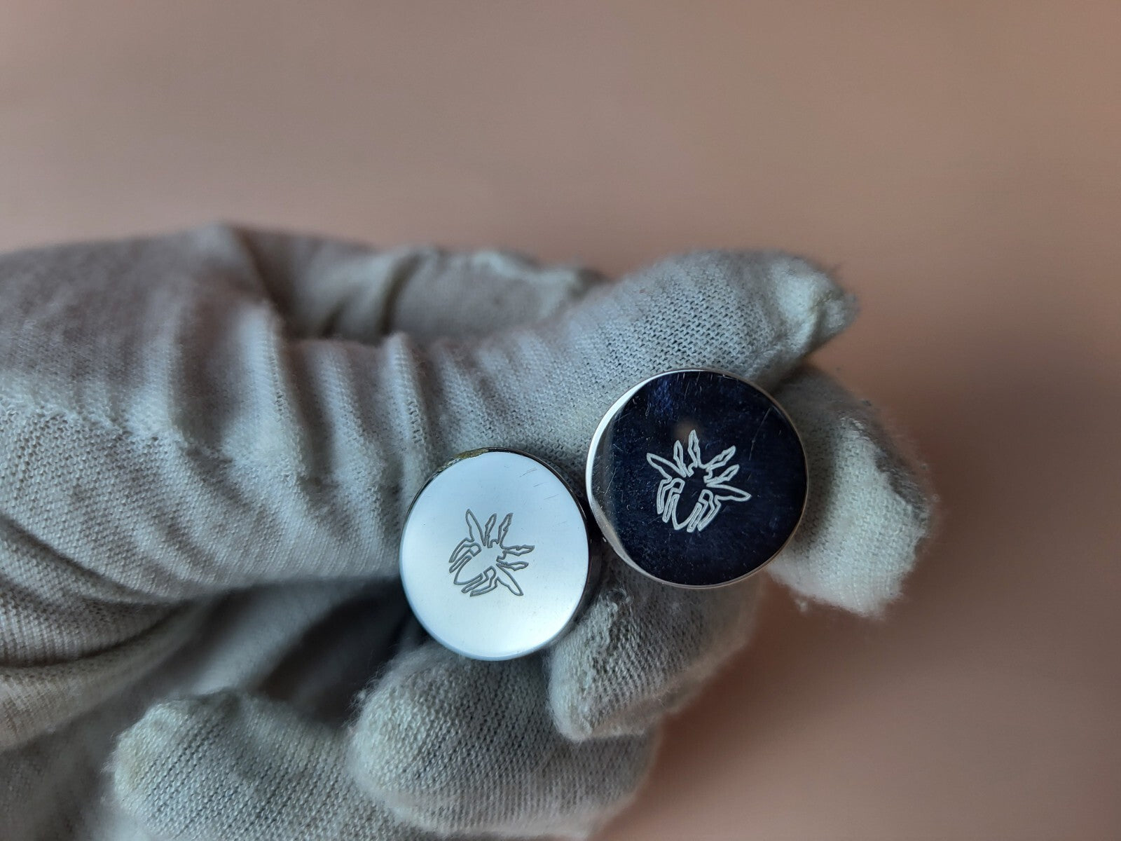 Dior Homme Cuff Link For Men Silver Tone