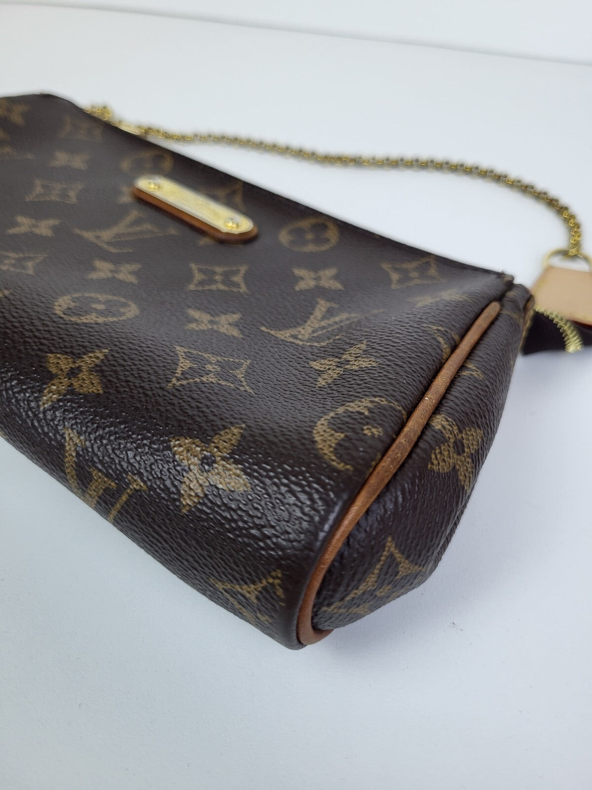 Louis Vuitton Eva Shoulder Bag LV Monogram Canvas Chain Pouch 