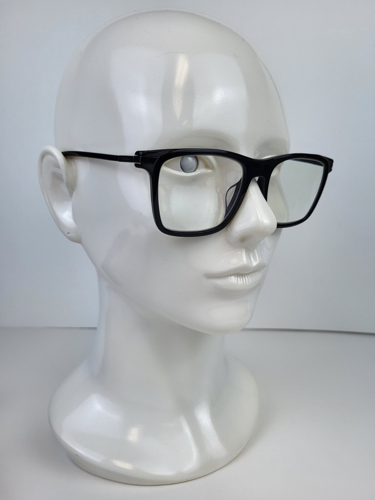 Prada SPR 19xF Eyeglasses Frame Black 54/19 For Men