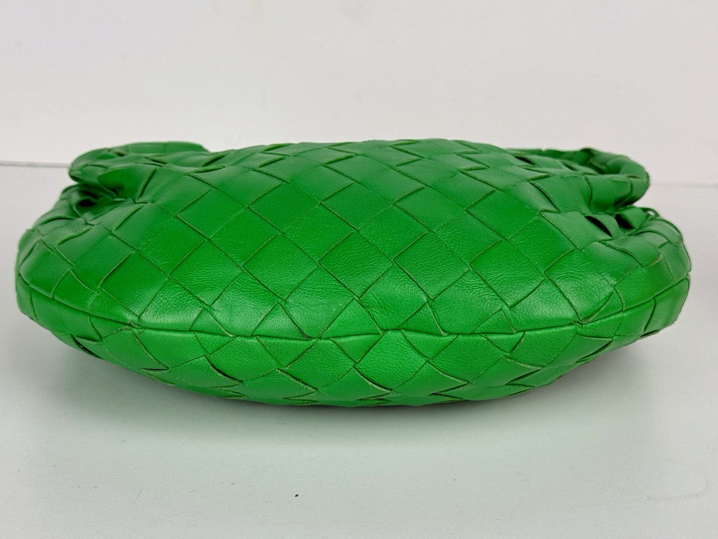 Bottega Veneta Jodie mini knotted intrecciato leather tote Green