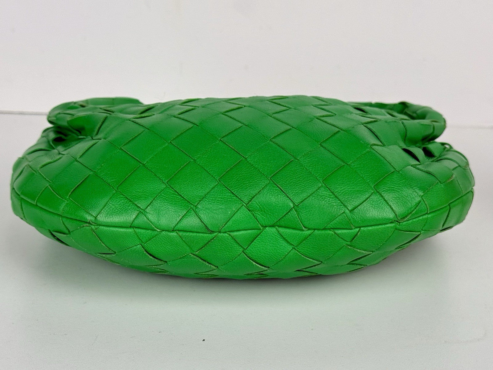 Bottega Veneta Jodie mini knotted intrecciato leather tote Green