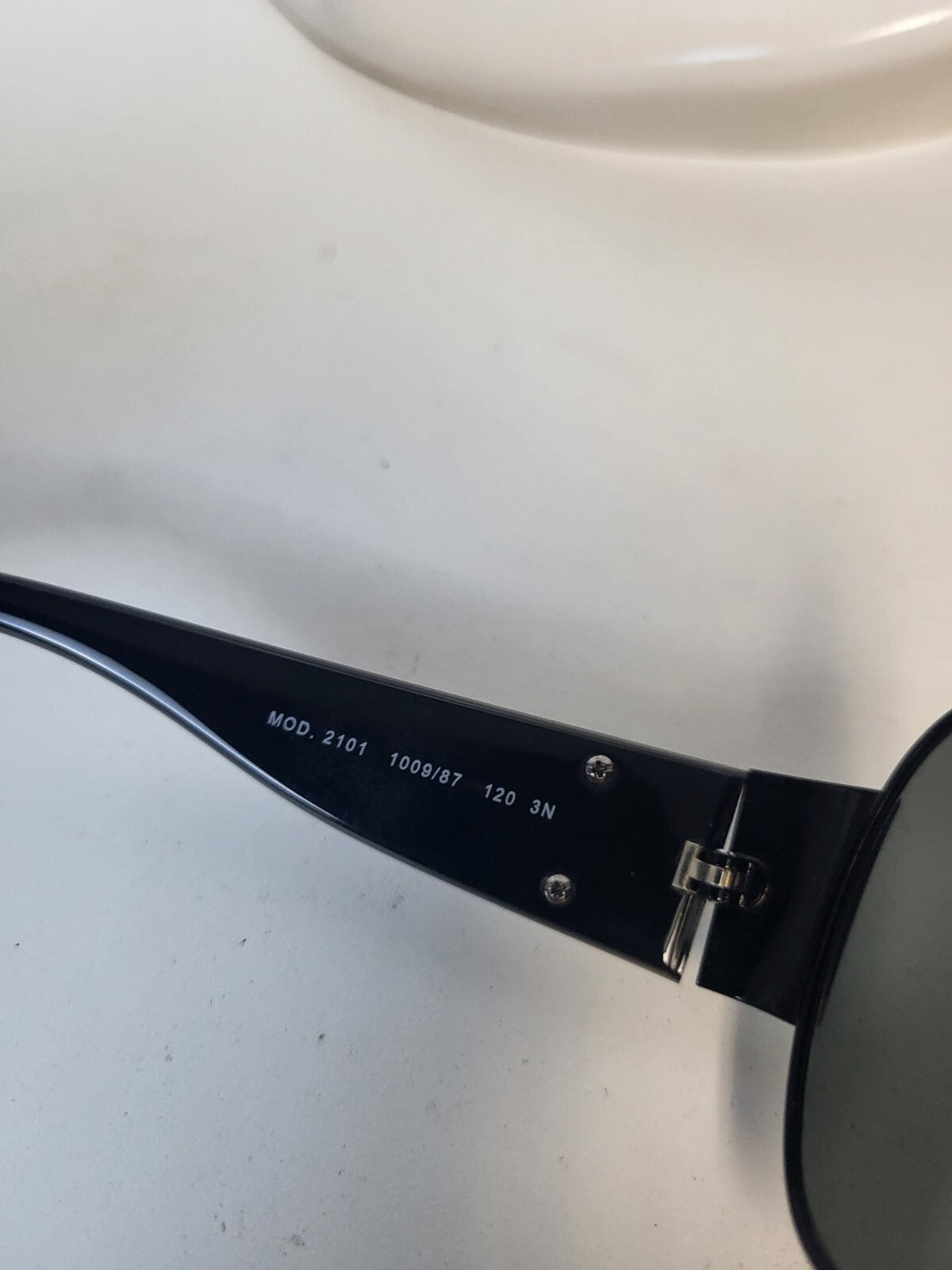 Versace Sunglasses 1009/87 Shield Black Tinted 