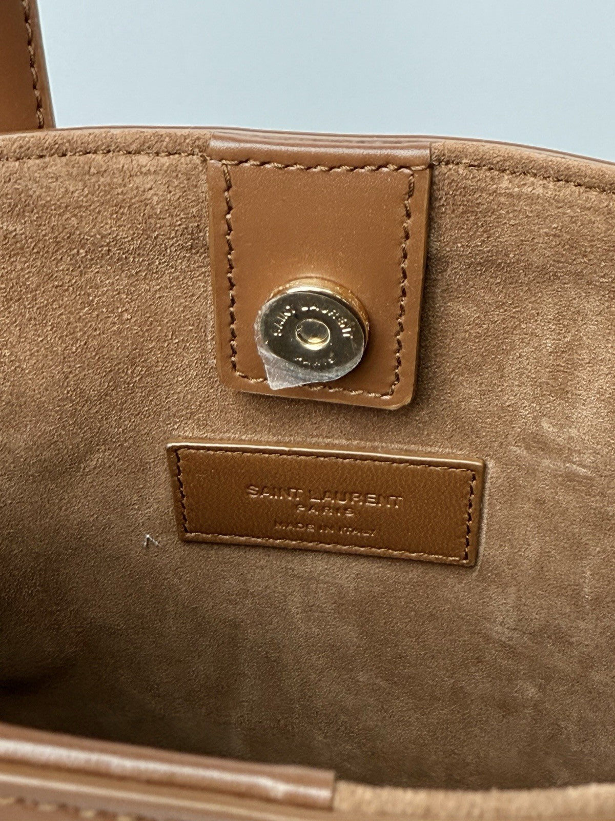 Saint Laurent Mini Toy Shopping Leather Tote