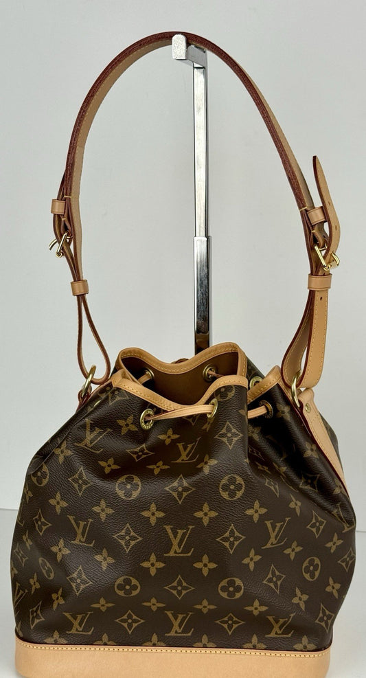 Louis Vuitton Noé Shoulder Bag Brown Canvas