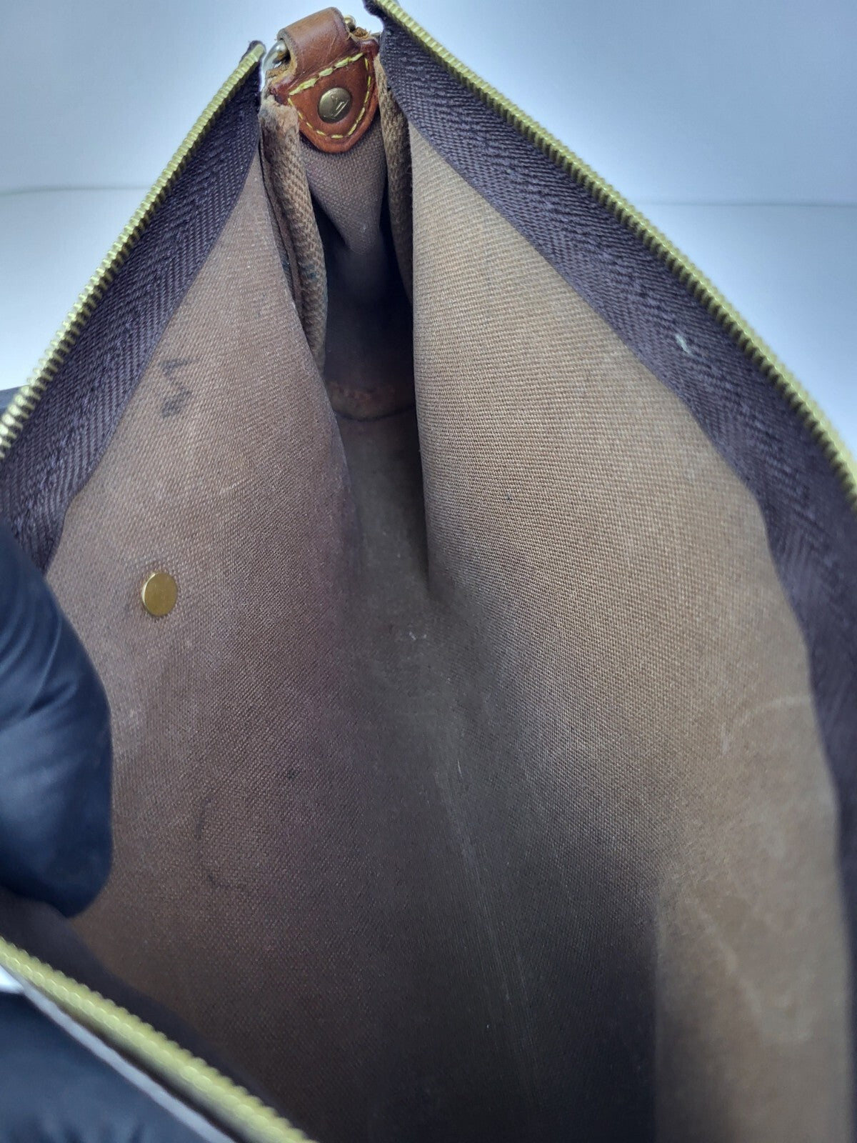 Louis Vuitton Eva Shoulder Bag LV Monogram Canvas Chain Pouch 