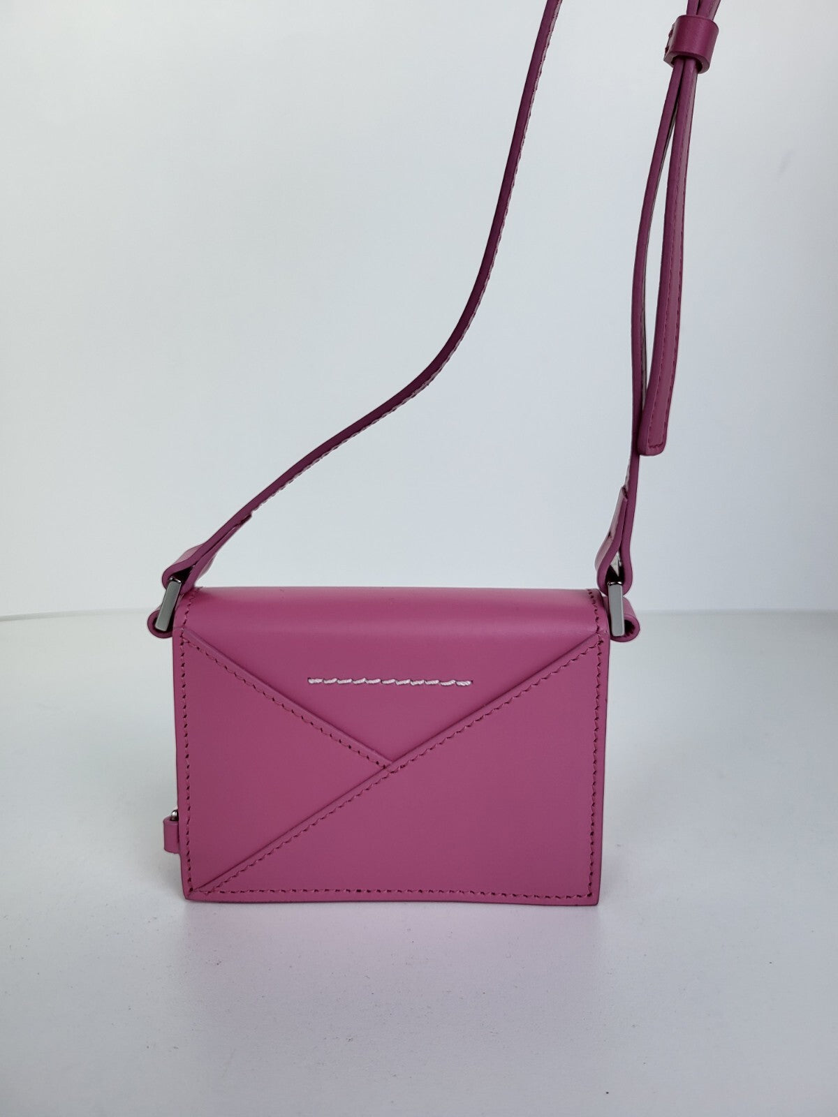 Maison Margiela Bag Pink Mini Triangle 6 Crossbody Bag