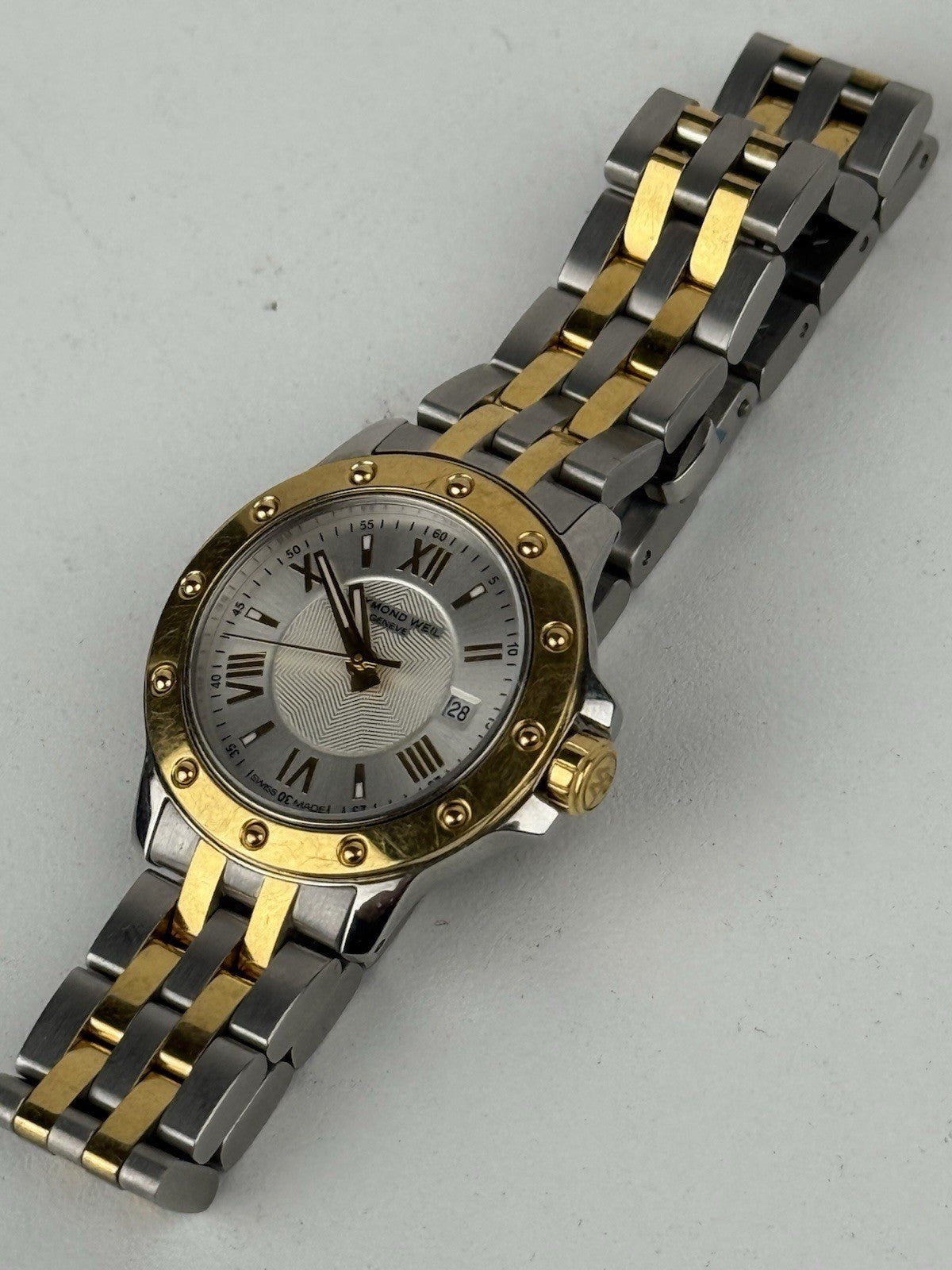 Raymond Weil Tango Steel And Gold Tone Quartz Ladies Watch 5399