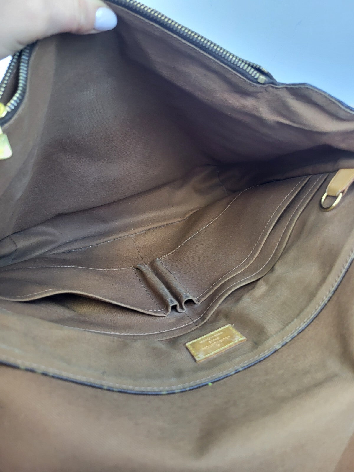 Louis Vuitton Beaubourg Messenger Bag MM Brown Canvas