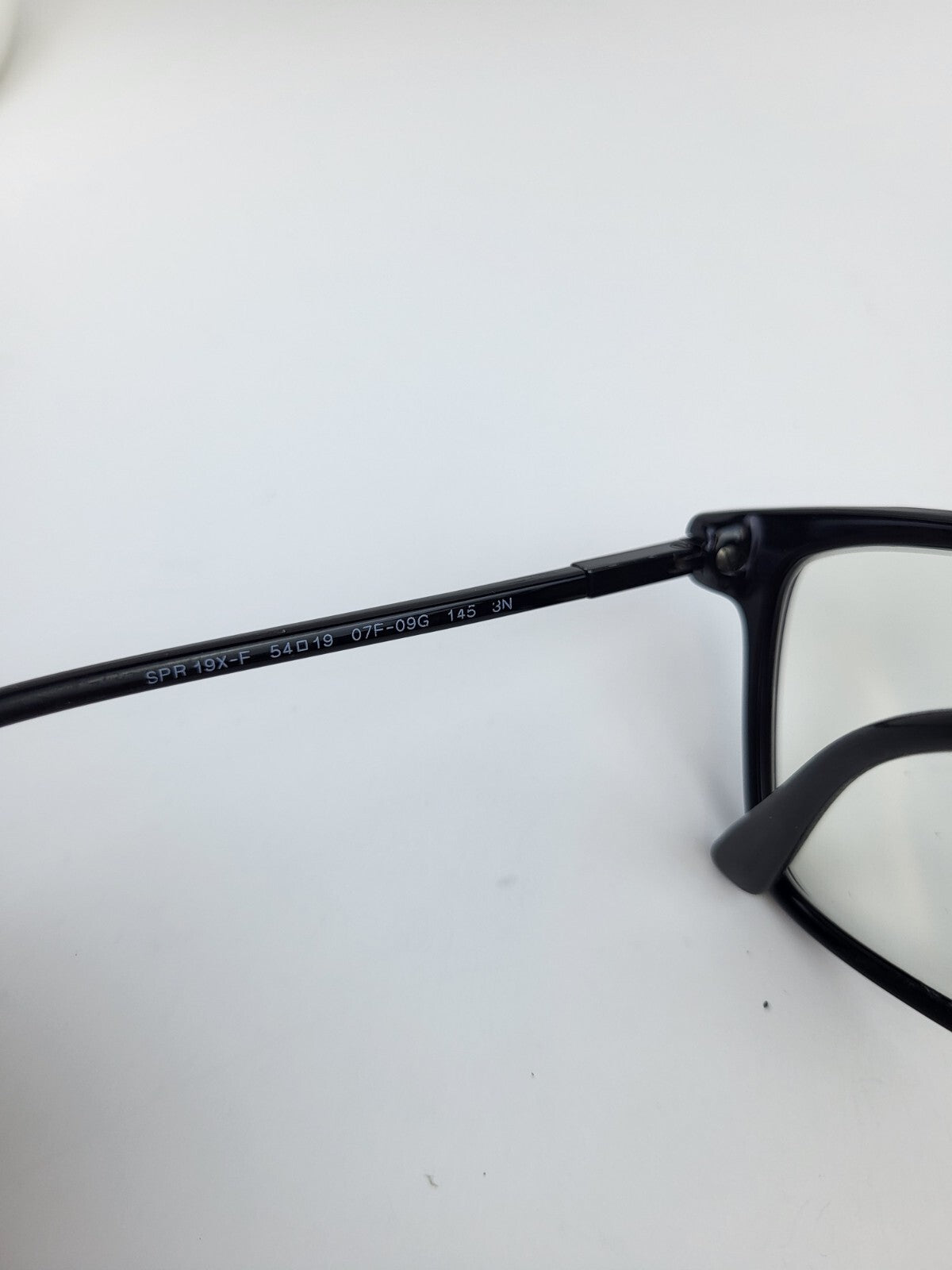 Prada SPR 19xF Eyeglasses Frame Black 54/19 For Men