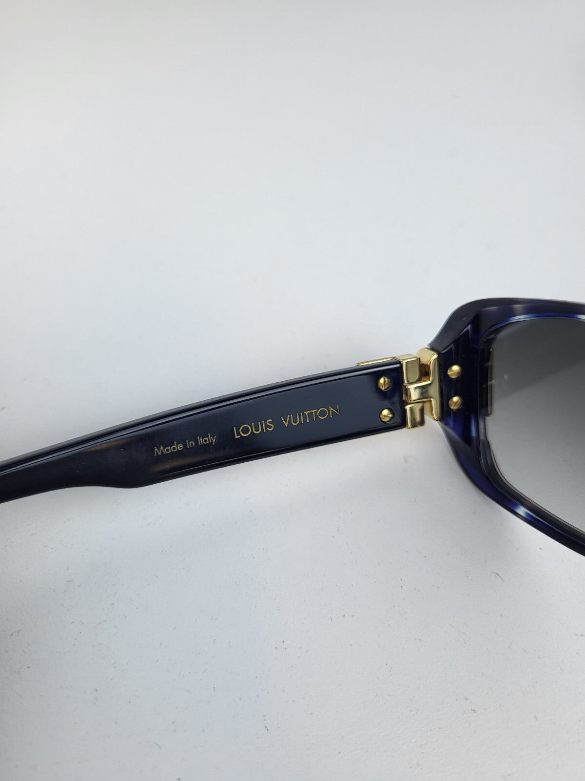 Louis Vuitton Sunglasses Z1390W Black Blue For Women Size 54*16