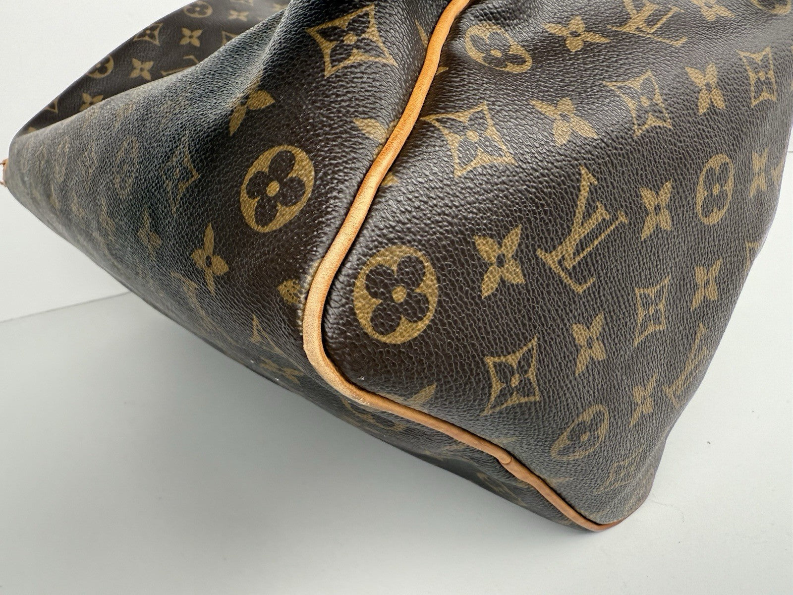 Louis Vuitton Speedy Duffle 35 Brown Canvas Monogram Bag