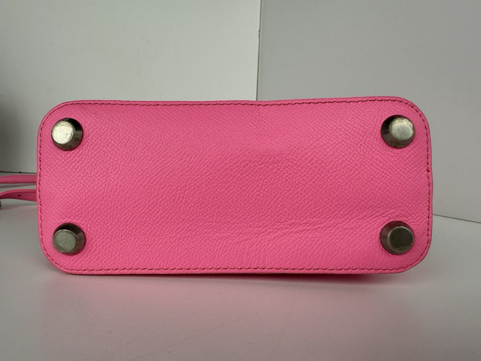 Balenciaga Ville XXS Top Handle Women's Bag in Pink Leather