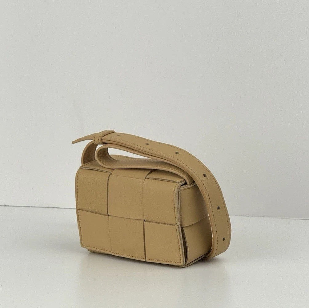 Bottega Veneta Lambskin Maxi Intreccio Candy Cassette Crossbody Bag