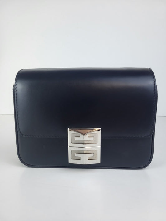 Givenchy Box Calfskin Small 4G Shoulder Bag Black