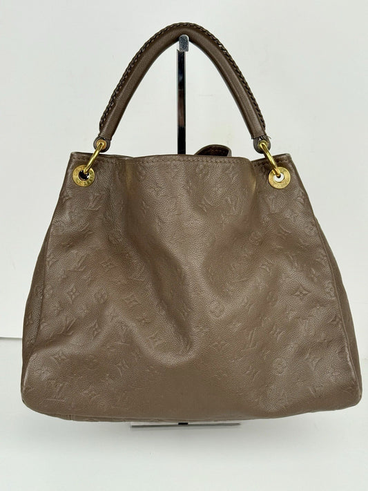 Louis Vuitton Artsy Shoulder MM Brown Leather Shoulder Bag