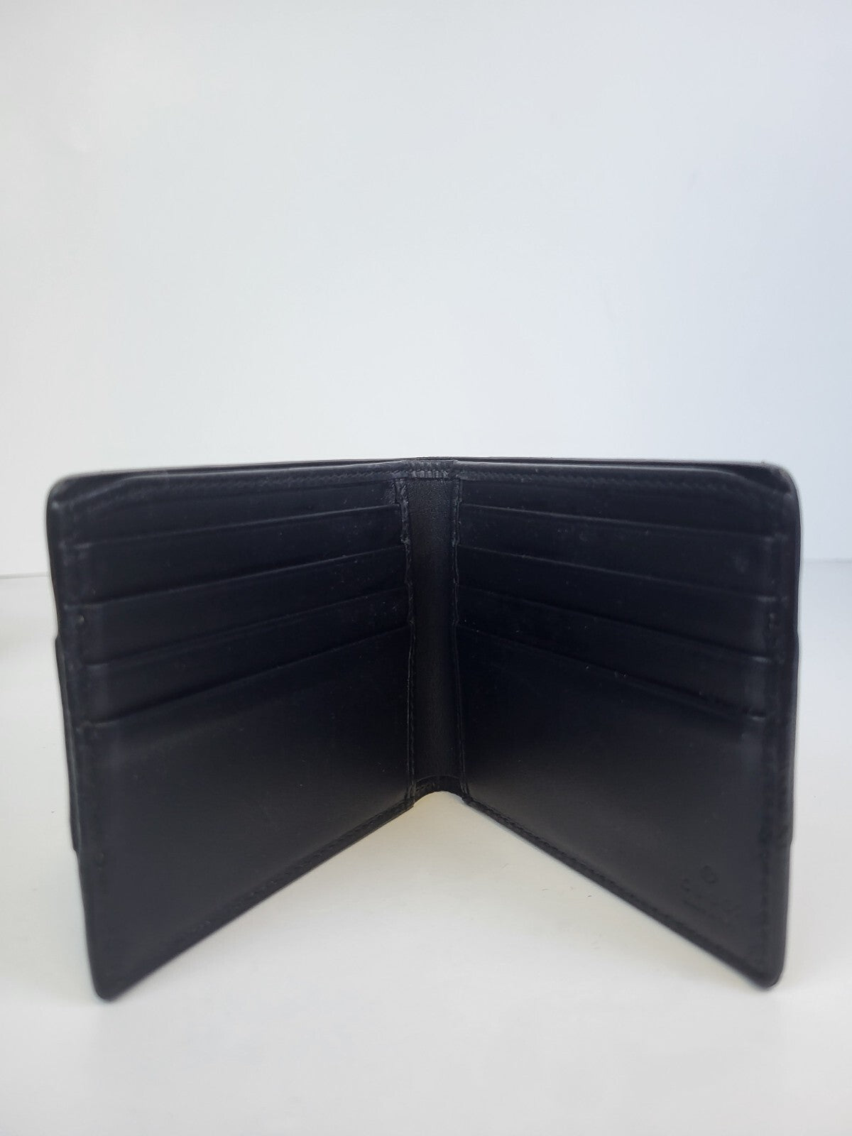Gucci Monogram Canvas Bi-Fold Wallet