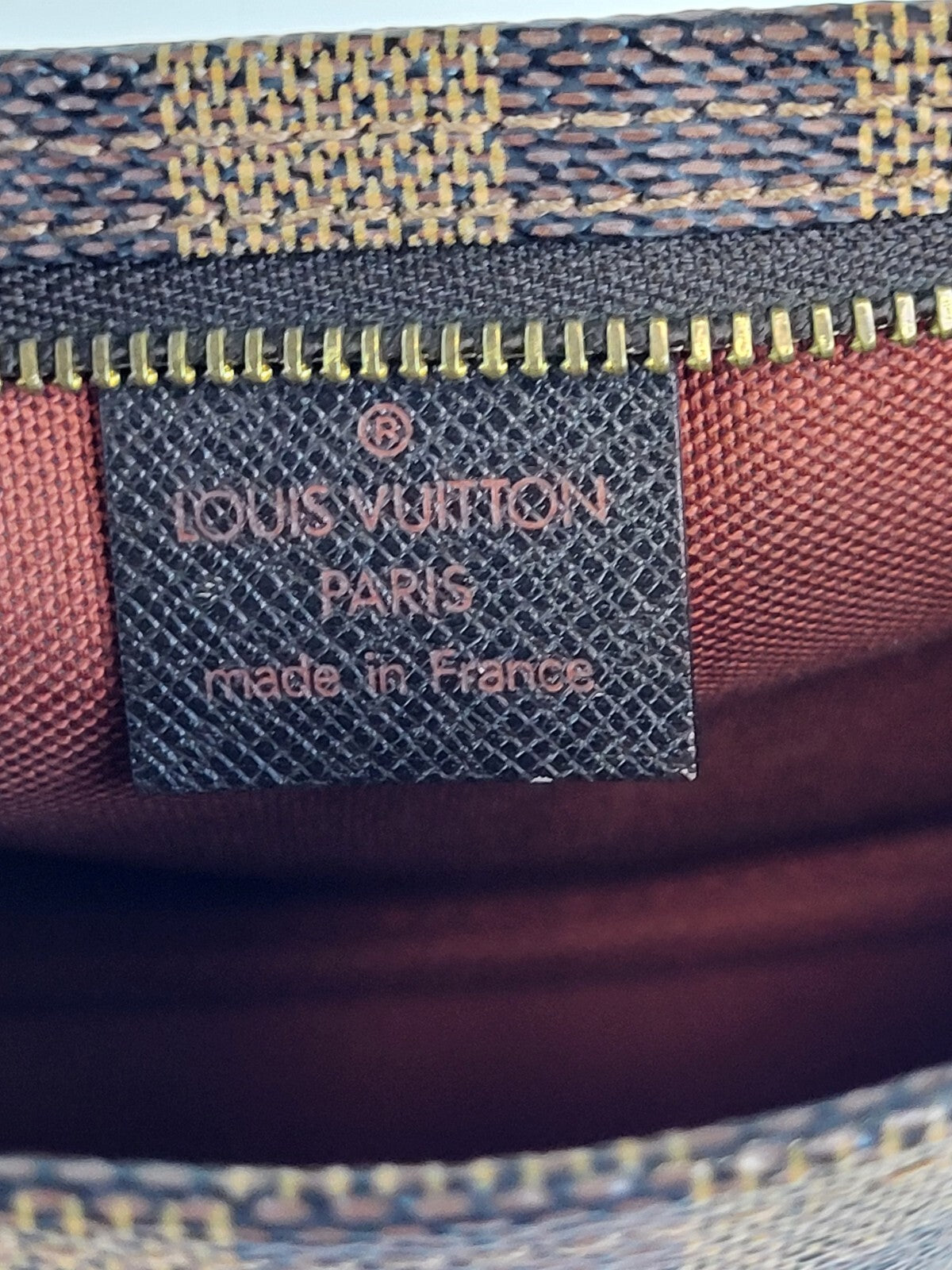 Louis Vuitton Damier Ebene Top Handle Bag Vintage