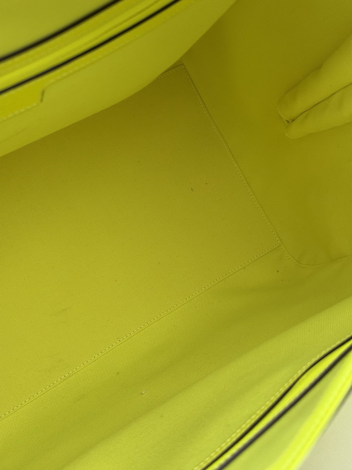 Gucci Duffel Bag Neon Yellow Rubber Bag