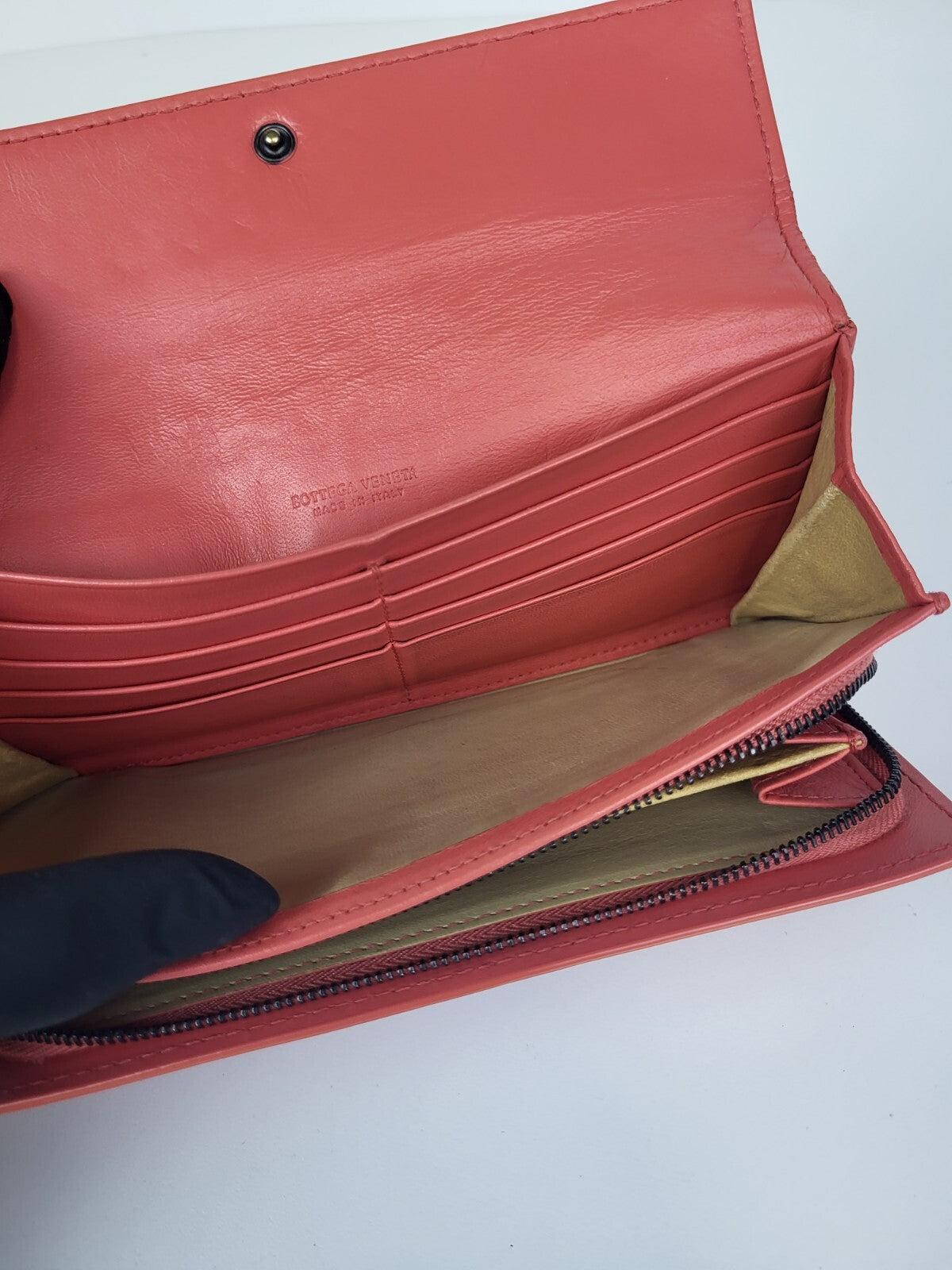 Bottega Veneta Intrecciato Leather Continental Flap Wallet 