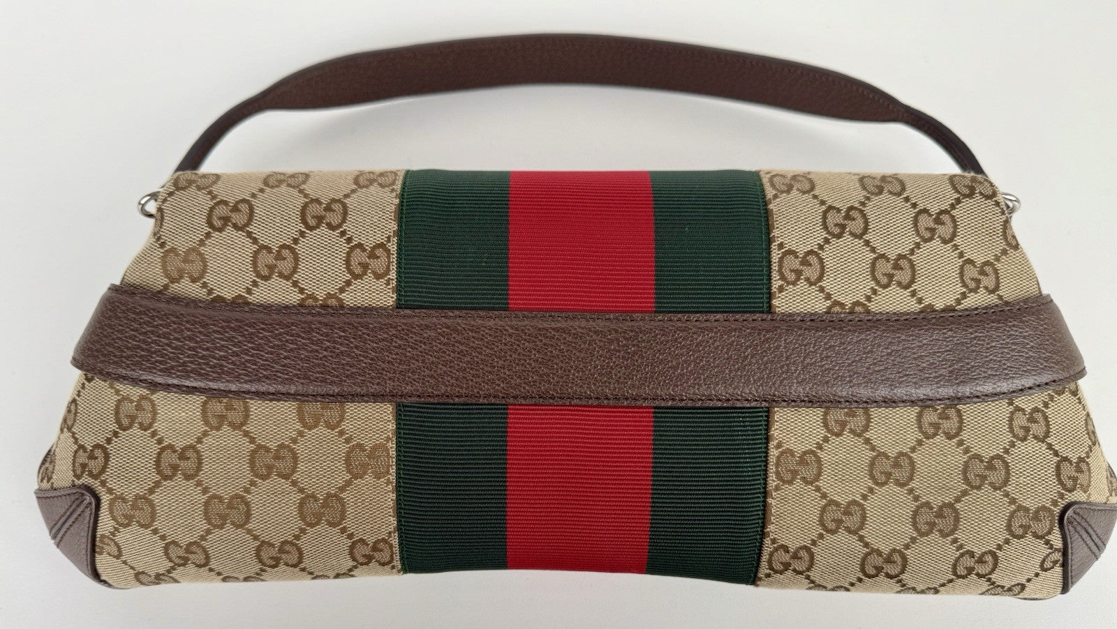 Gucci Horsebit Bag Canvas Shoulder Bag