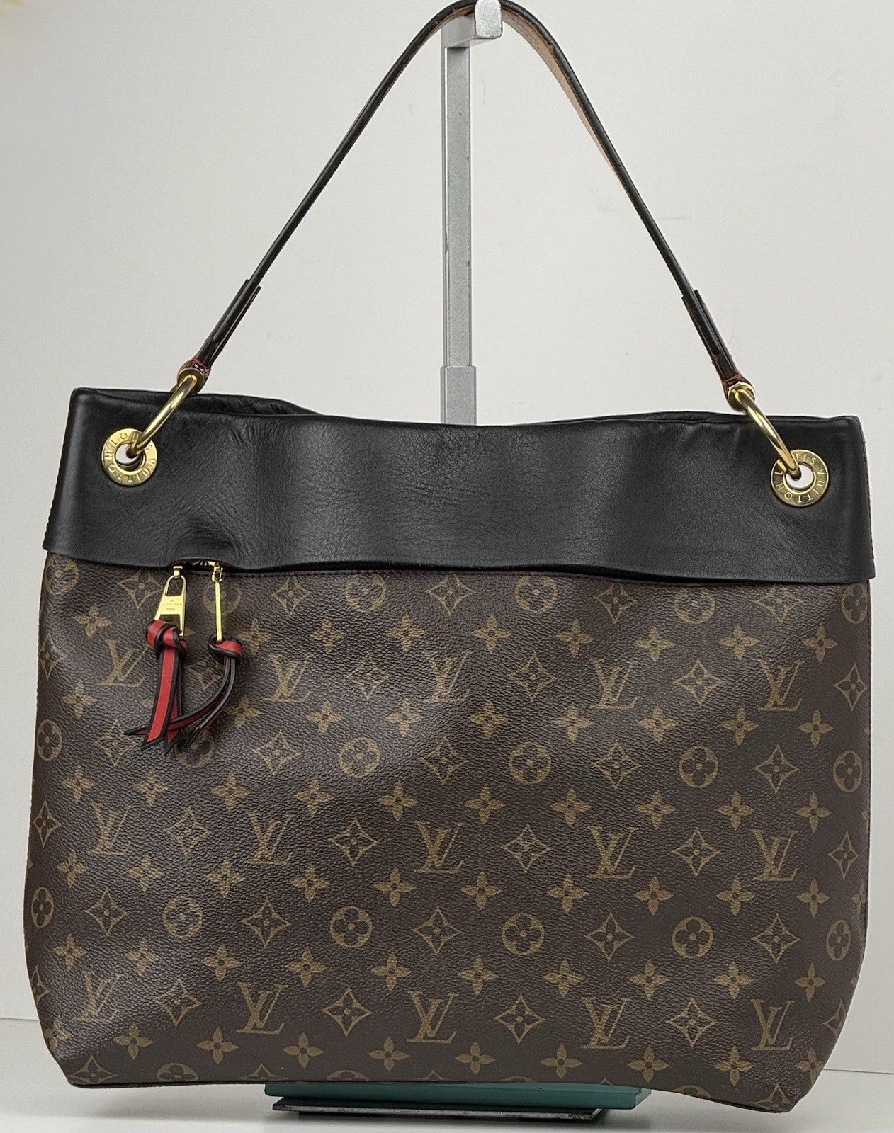 Louis Vuitton Tuileries Hobo Monogram Canvas Shoulder Bag