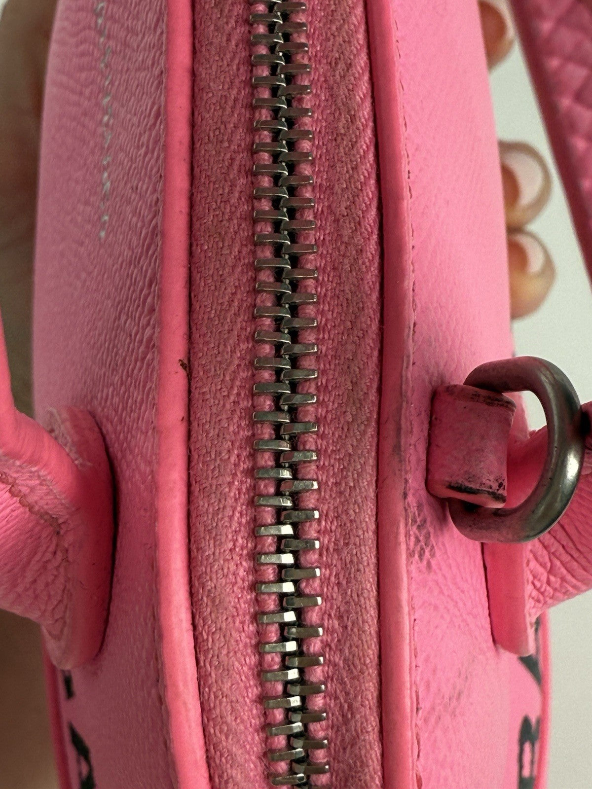Balenciaga Ville XXS Top Handle Women's Bag in Pink Leather