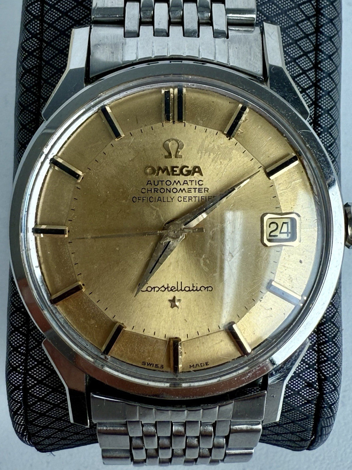 OMEGA Constellation 167.005 Pie Pan Automatic 1960’s Wristwatch Mens 35mm