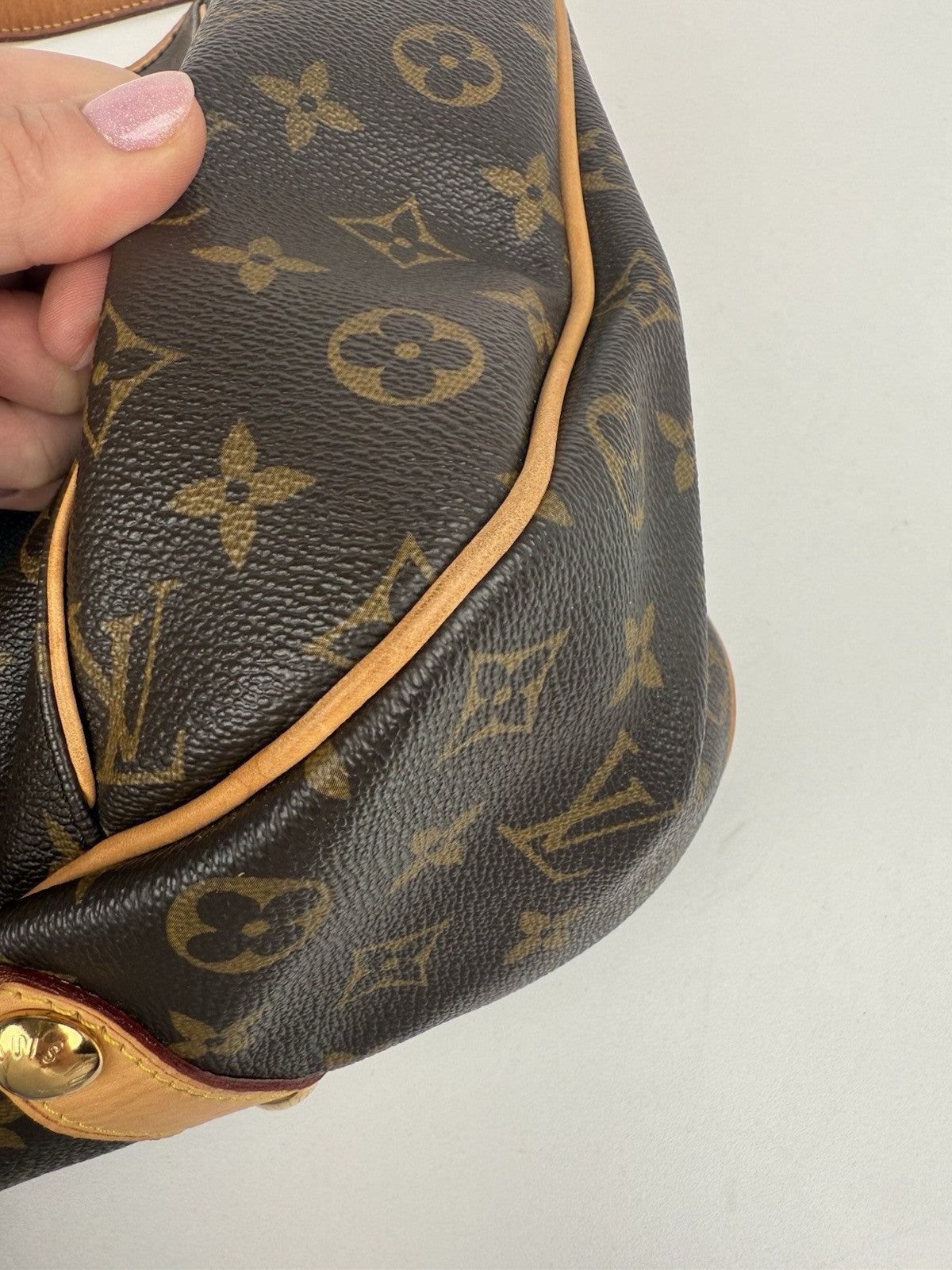 Louis Vuitton Galliera Handbag Monogram Canvas PM Bag