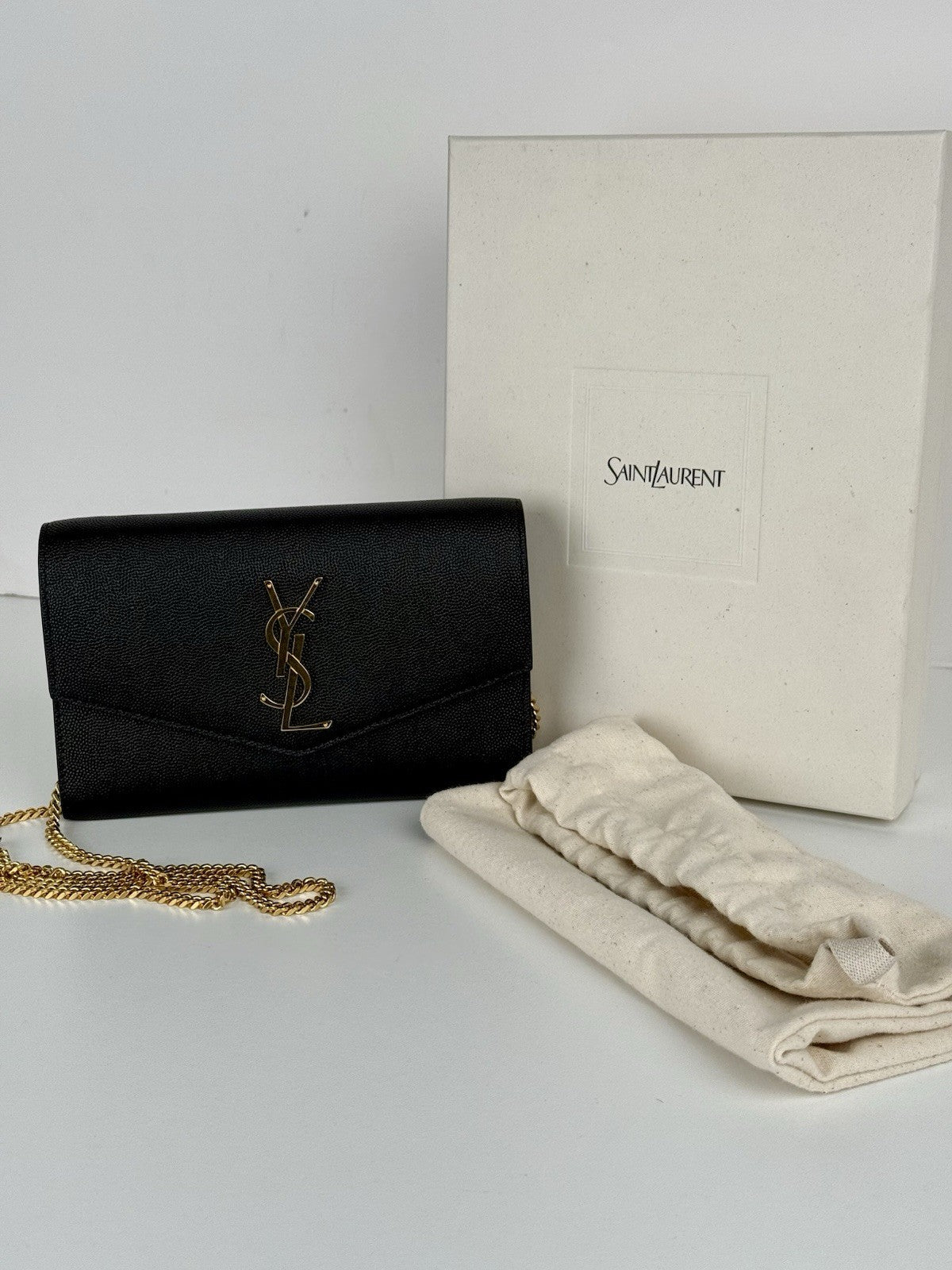 Saint Laurent Monogram Chain Shoulder Bag WOC