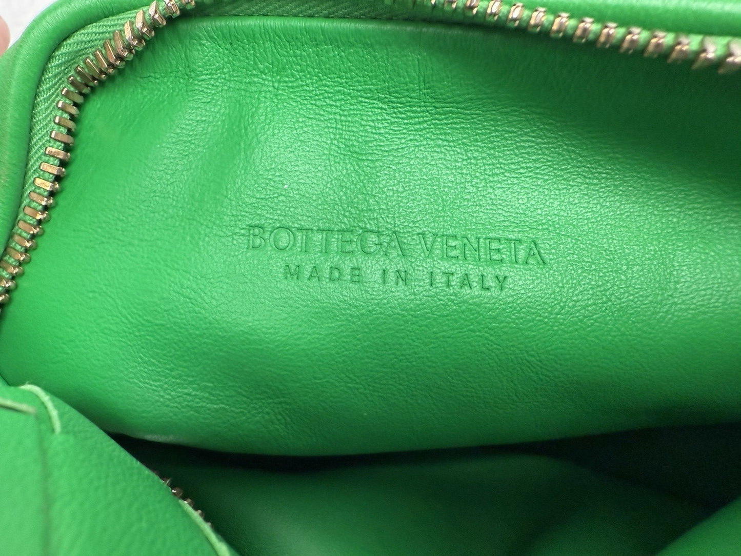 Bottega Veneta Jodie mini knotted intrecciato leather tote Green