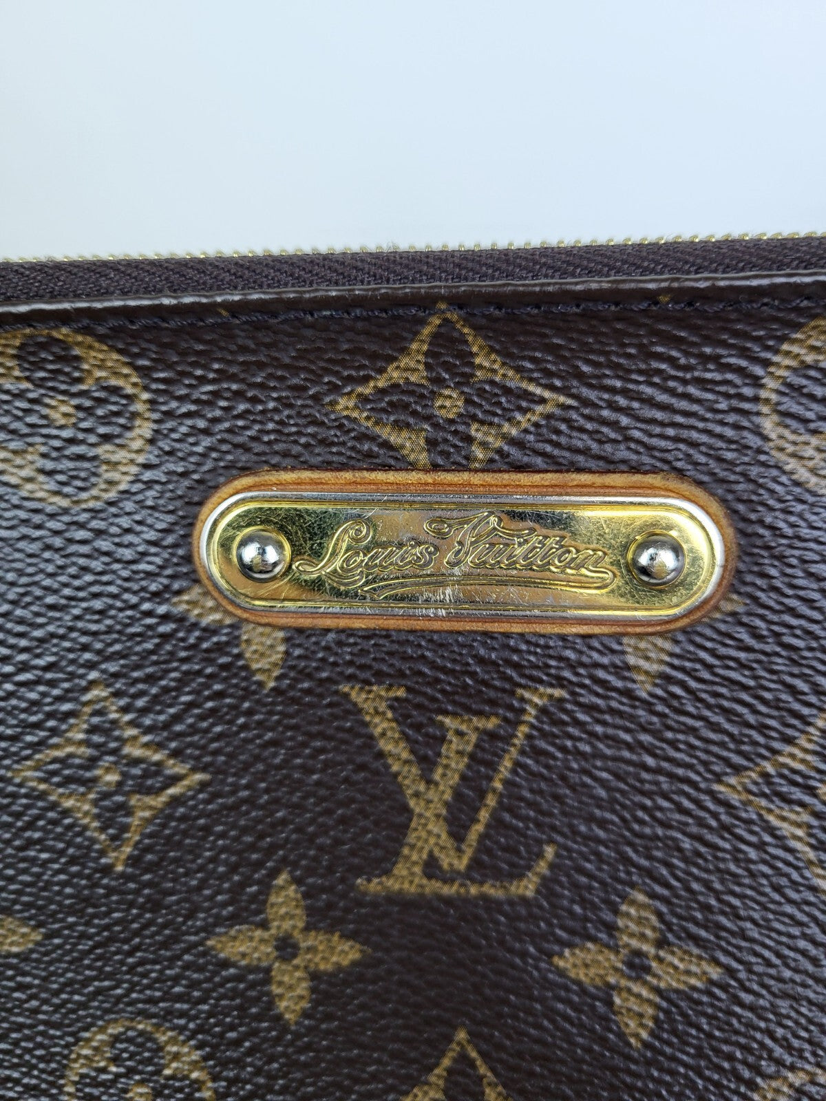 Louis Vuitton Eva Shoulder Bag LV Monogram Canvas Chain Pouch 