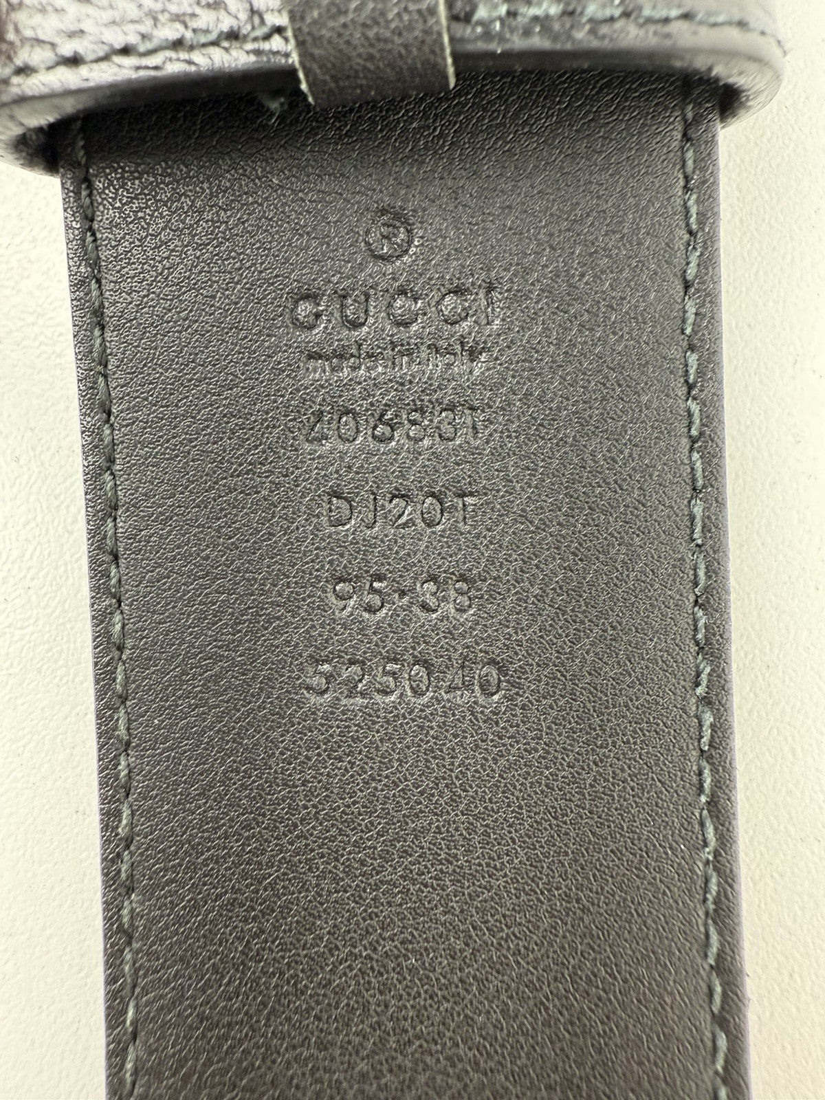 Gucci Marmont Black Leather Men’s Belt 95/38