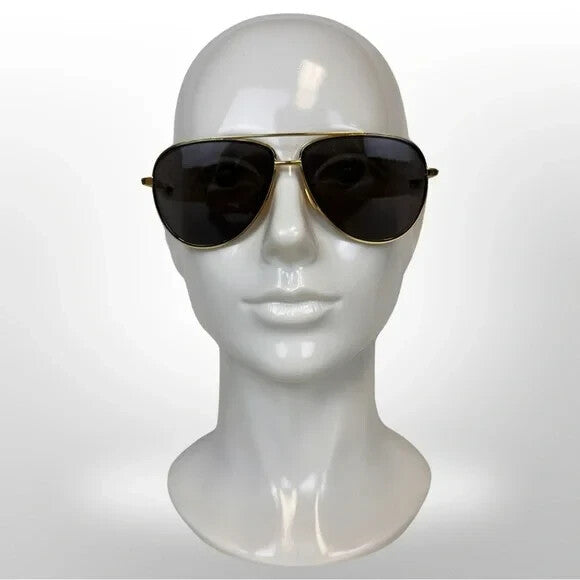 Bottega Veneta Sunglasses Light Ribbon Aviator in Shiny Gold