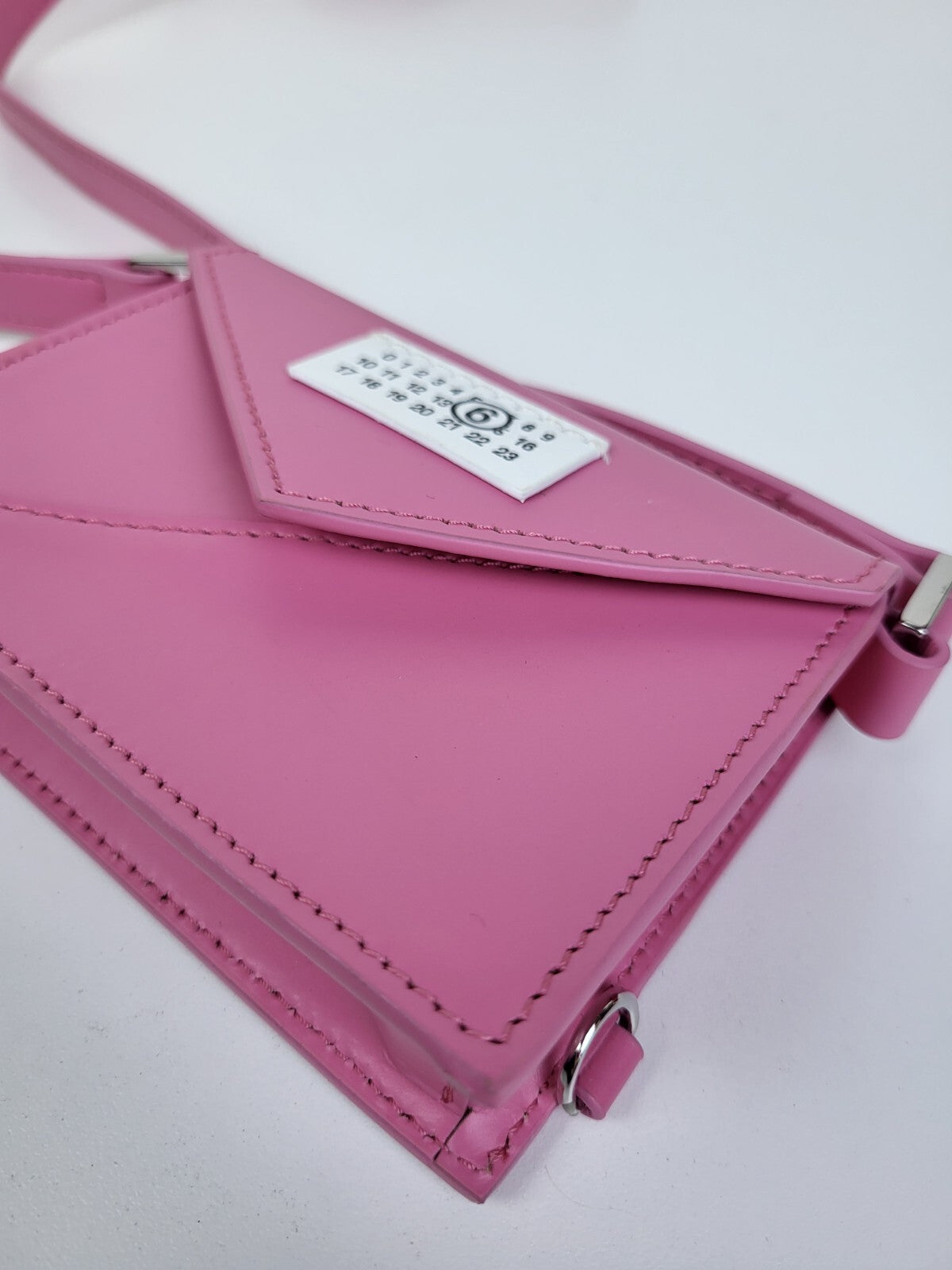 Maison Margiela Bag Pink Mini Triangle 6 Crossbody Bag