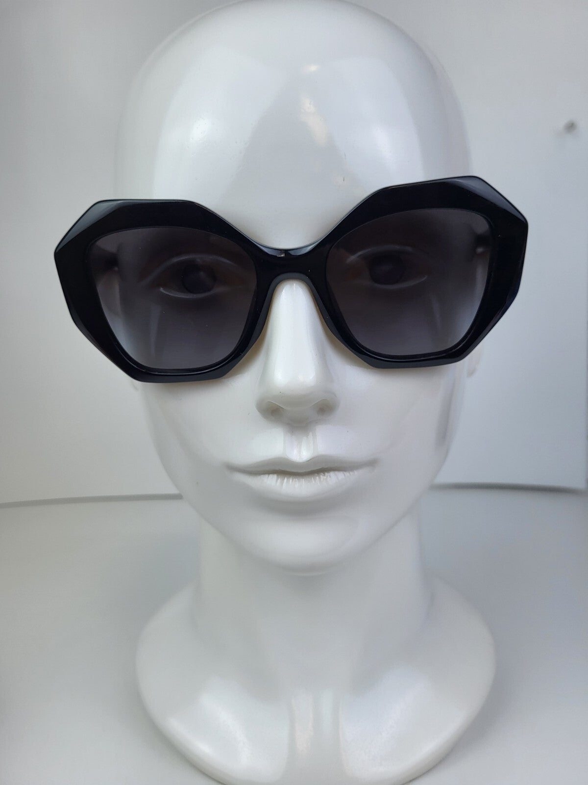 Prada Sunglasses SPR16W 1AB-5D1 53[]20 145 Women Black Geometric 
