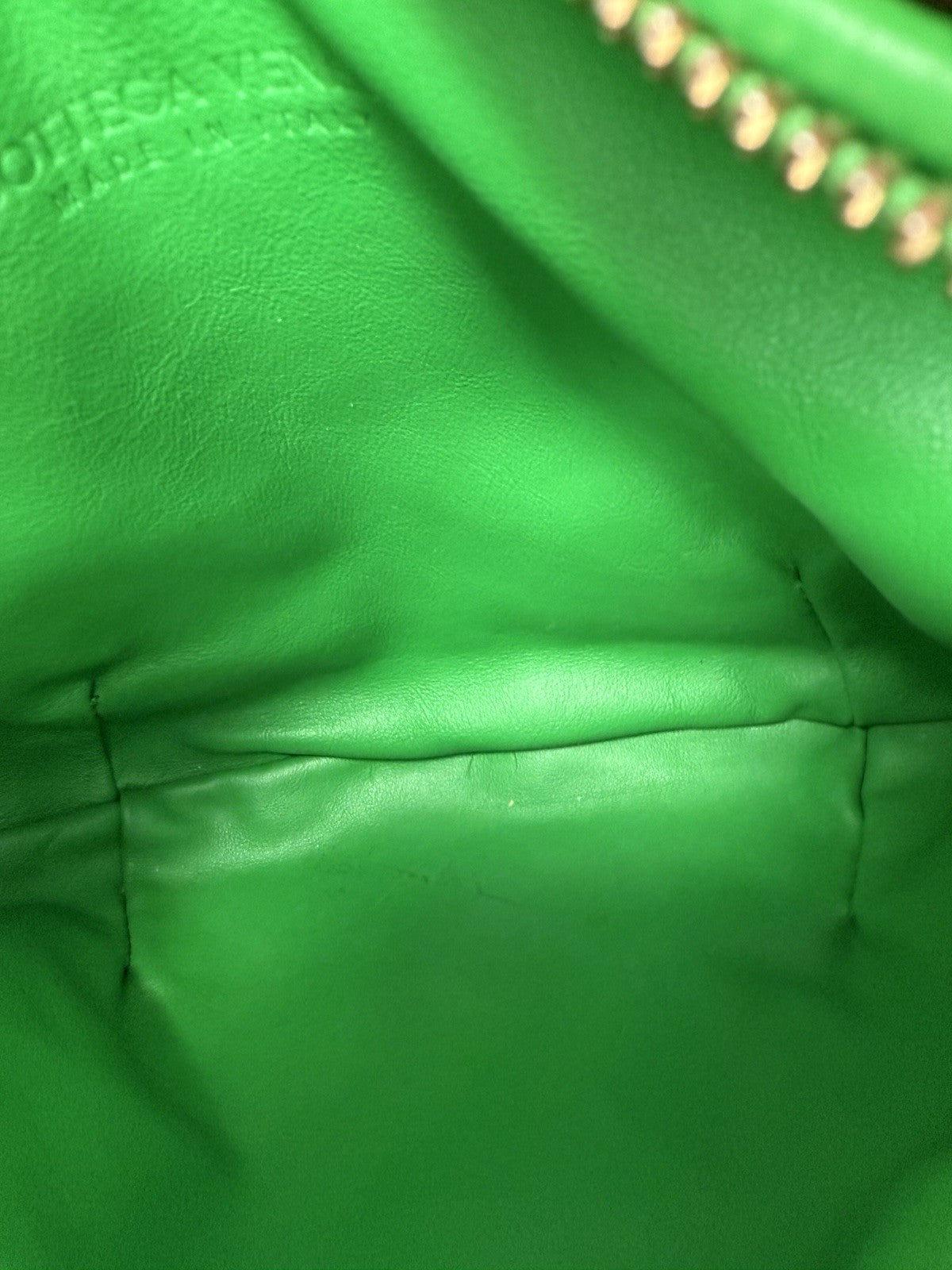 Bottega Veneta Jodie mini knotted intrecciato leather tote Green