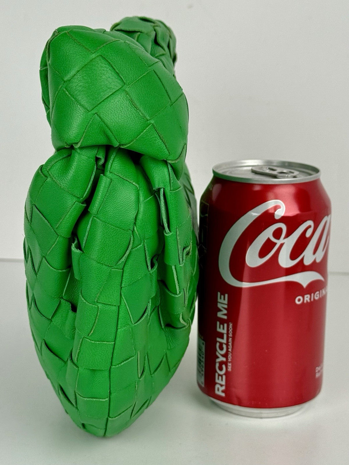 Bottega Veneta Jodie mini knotted intrecciato leather tote Green