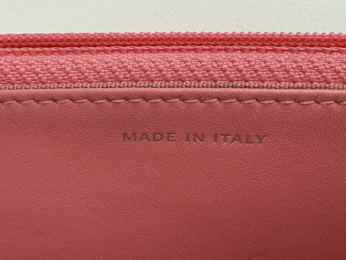 Chanel Wallet On Chain Quilted Patent Coral Pink Leather Crossbody Bag