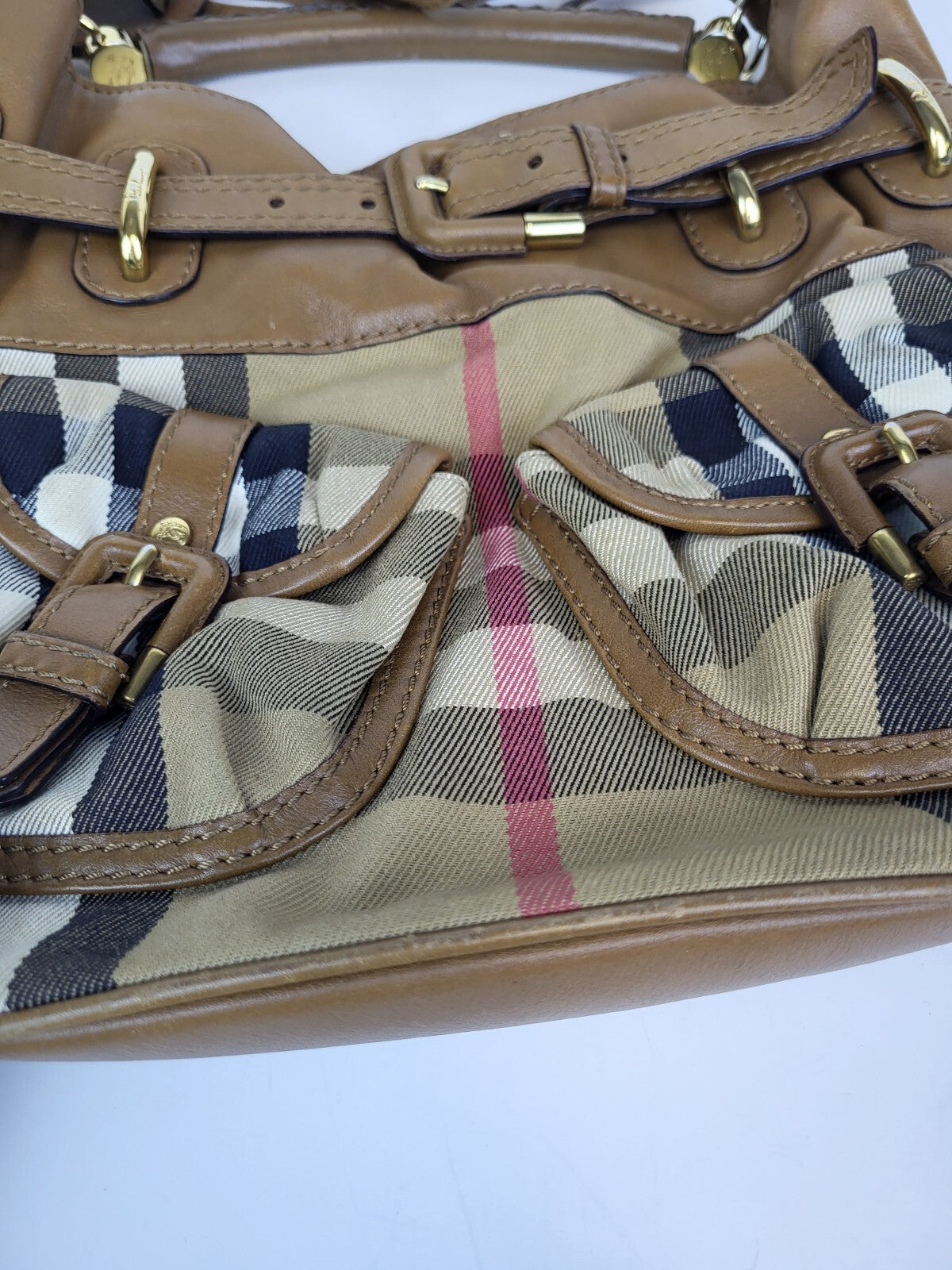 Burberry Bromley House Check Hobo Bag