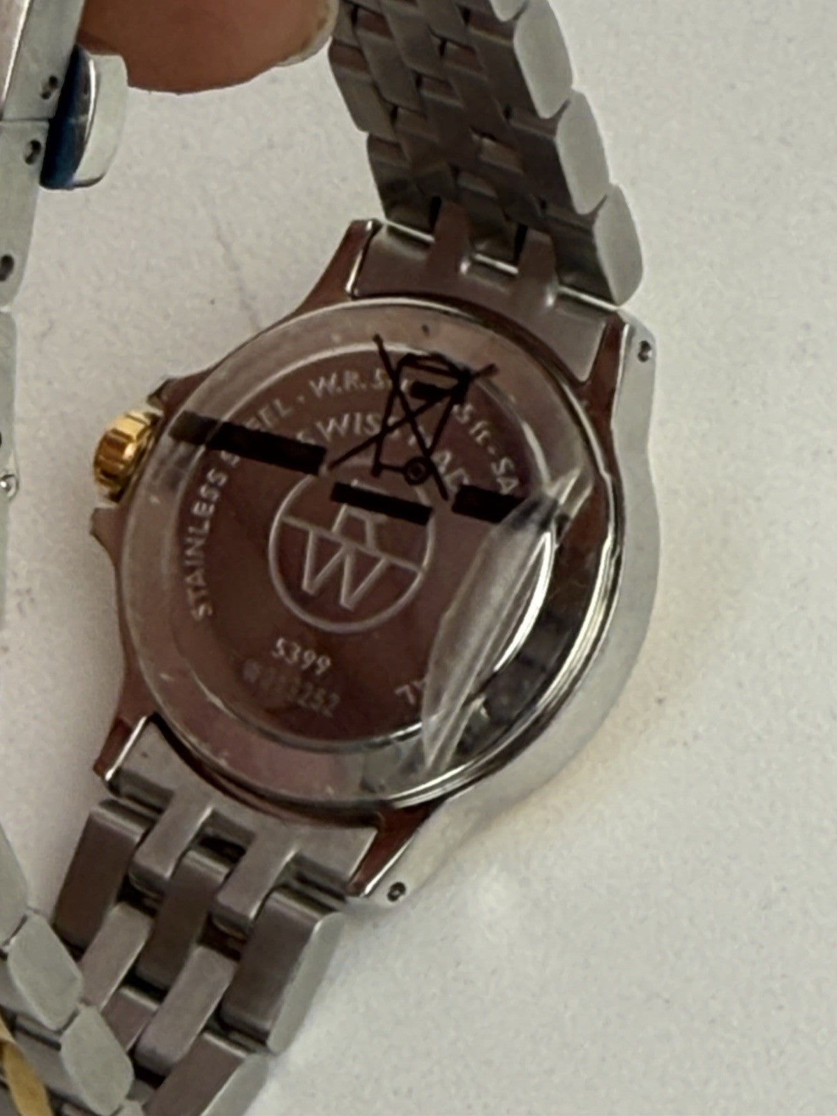 Raymond Weil Tango Steel And Gold Tone Quartz Ladies Watch 5399