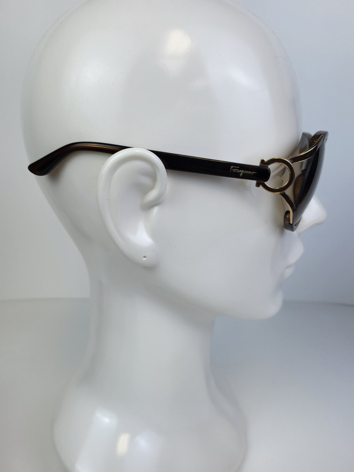 Salvatore Ferragamo Sunglasses SF600s Brown Gold For Women 61/14