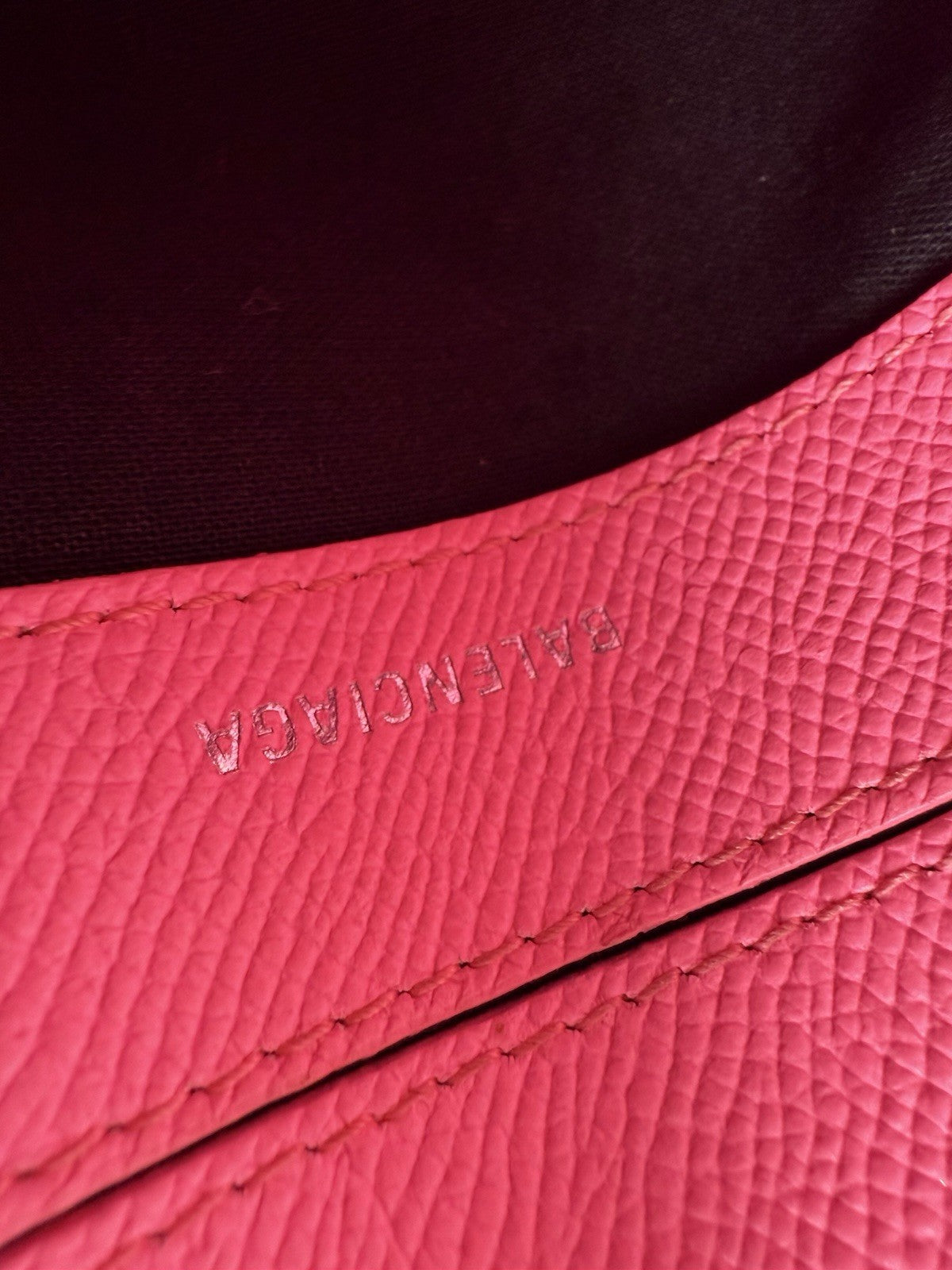 Balenciaga Ville XXS Top Handle Women's Bag in Pink Leather