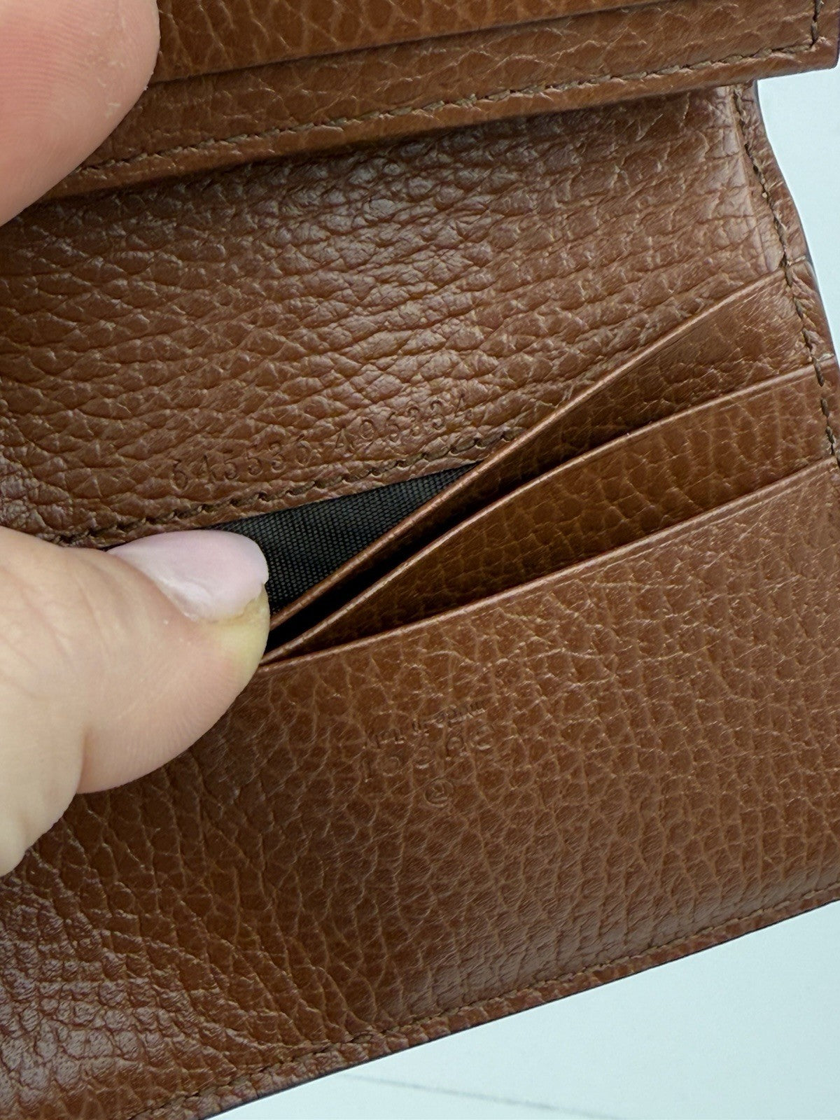 Gucci GG Denim Compact Wallet