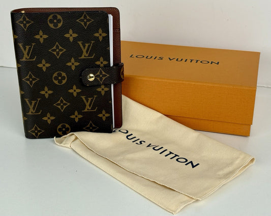 Louis Vuitton Monogram Medium Ring Agenda Cover