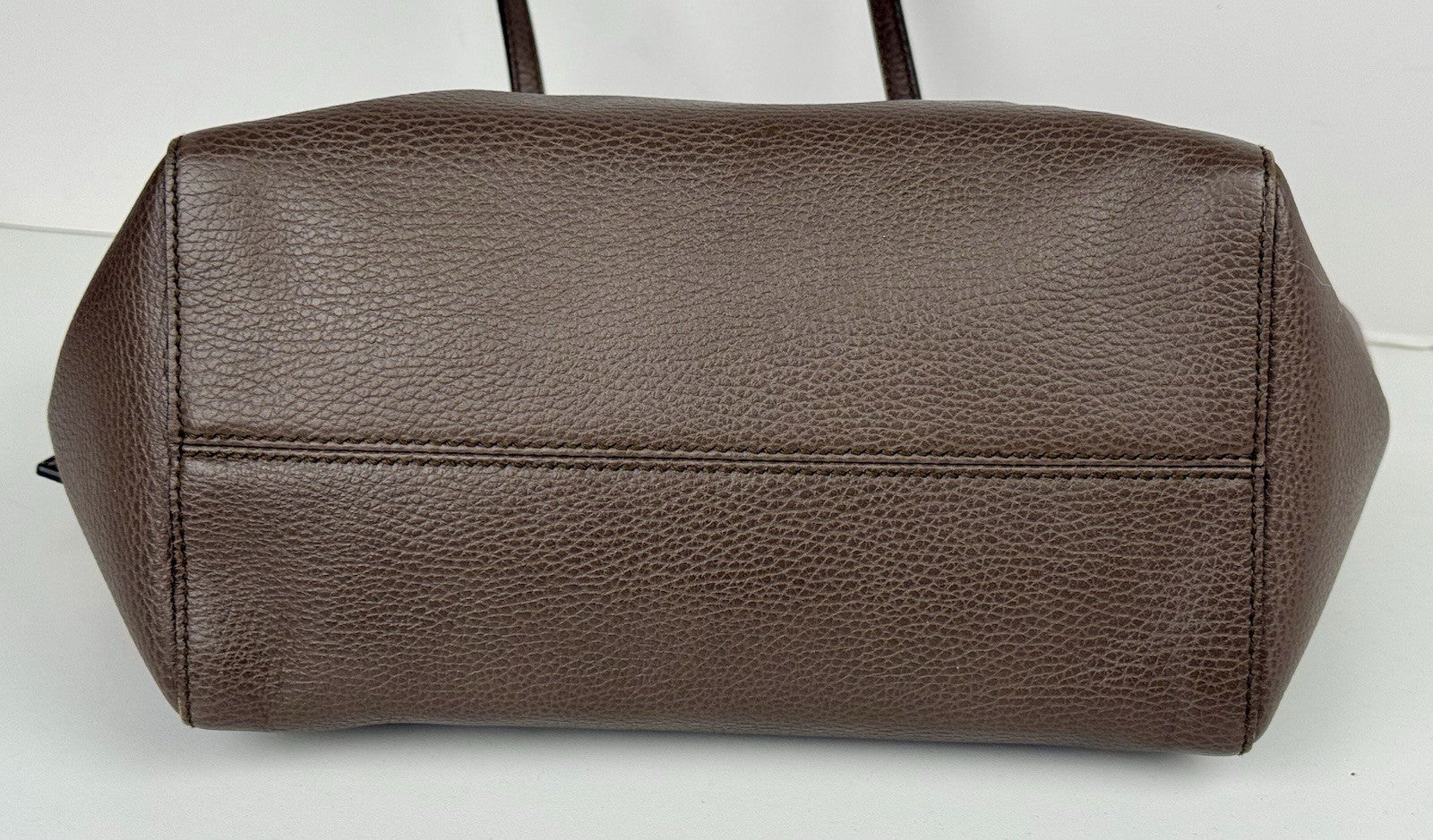 Gucci Brown Swing Leather Tote Bag