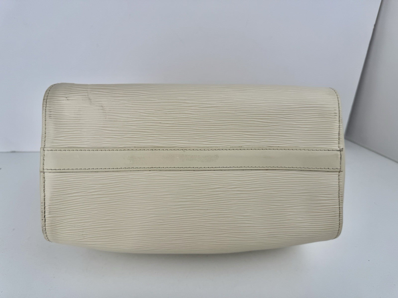 Louis Vuitton Handbag Rare Ivory EPI Speedy 25  Bag