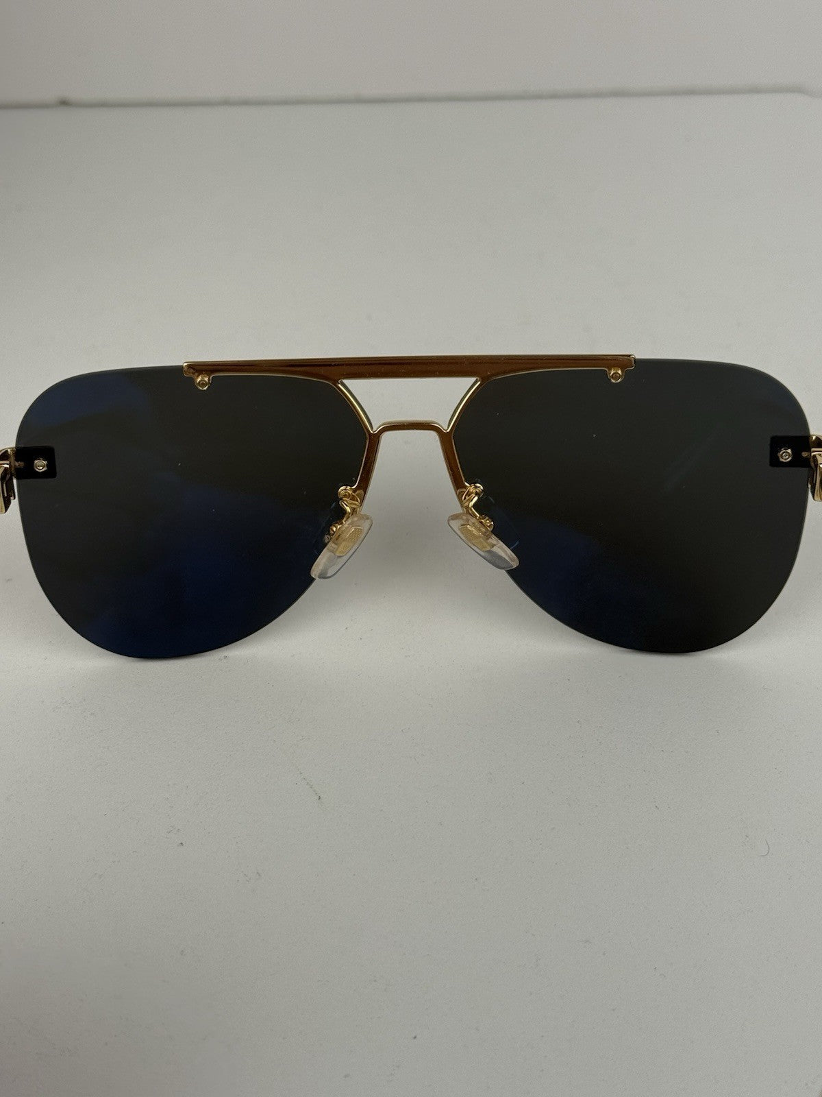 Louis Vuitton Sunglasses Z1261E Gold Frame For Women 63/13