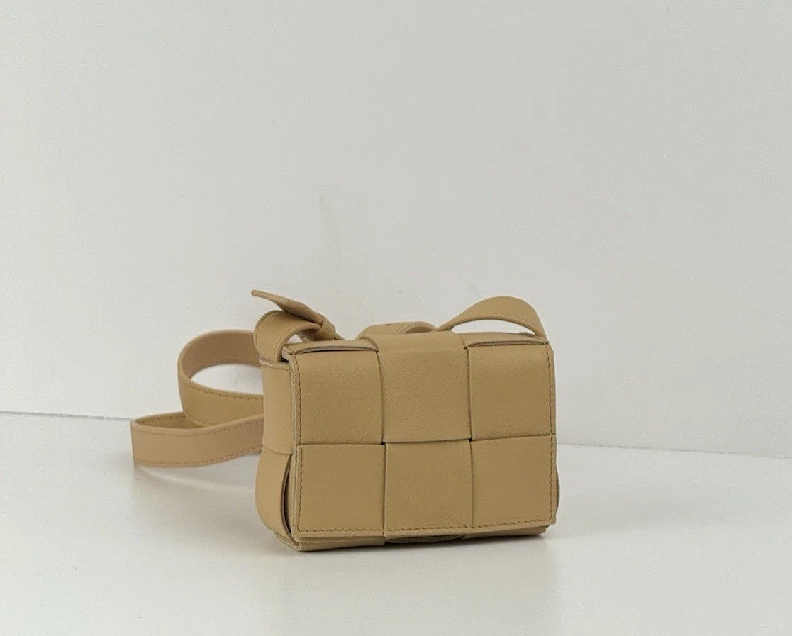 Bottega Veneta Lambskin Maxi Intreccio Candy Cassette Crossbody Bag
